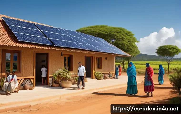 지속가능발전 프로젝트 관리 - **Prompt:** An idyllic, sun-drenched rural village in a vibrant Latin American country, showcasing a...